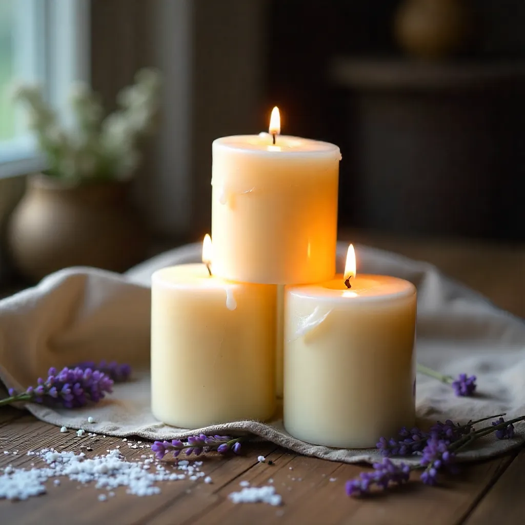 Naturligt vax för ljus