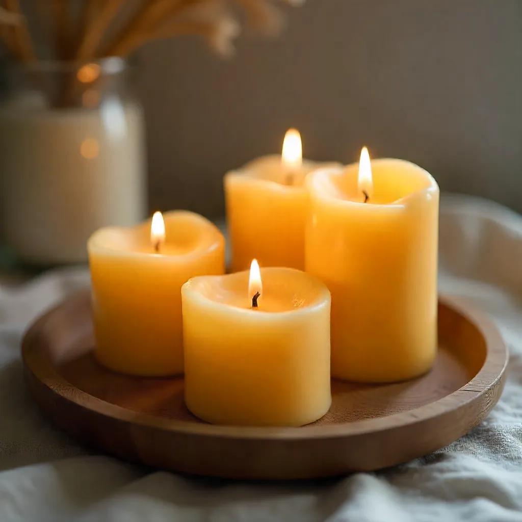 Naturliga material för ljus